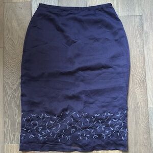 Express Purple Silky Skirt